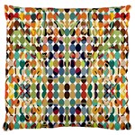 Retro Pattern Abstract Large Flano Cushion Case (One Side) Front