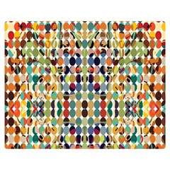 Retro Pattern Abstract Double Sided Flano Blanket (medium) 