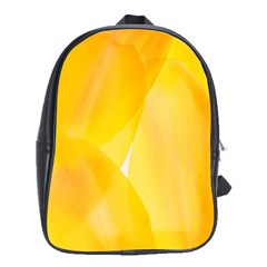 Yellow Pattern Painting School Bags (XL) 