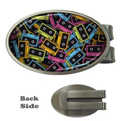 Type Pattern Money Clips (oval) 