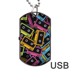 Type Pattern Dog Tag Usb Flash (one Side) by Amaryn4rt