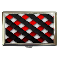 Red Textured Cigarette Money Cases