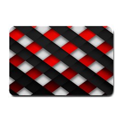 Red Textured Small Doormat 