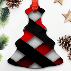 Red Textured Ornament (christmas Tree) 