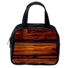 Old Wood Classic Handbags (one Side) by Brittlevirginclothing