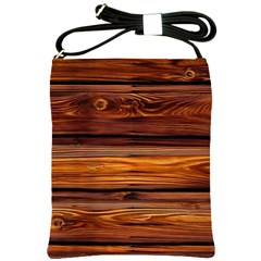 Old Wood Shoulder Sling Bags by Brittlevirginclothing