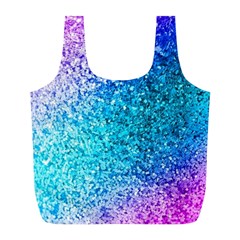 Rainbow Sparkles Full Print Recycle Bags (l)  by Brittlevirginclothing