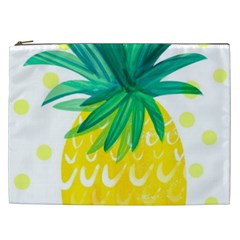 Cute Pineapple Cosmetic Bag (xxl)  by Brittlevirginclothing