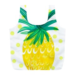 Cute Pineapple Full Print Recycle Bags (l)  by Brittlevirginclothing