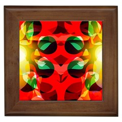 Abstract Digital Design Framed Tiles by Amaryn4rt