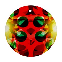 Abstract Digital Design Ornament (round)