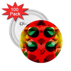 Abstract Digital Design 2 25  Buttons (100 Pack) 