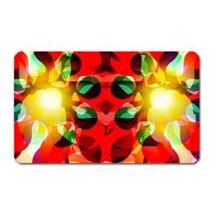 Abstract Digital Design Magnet (rectangular)