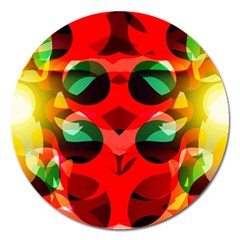 Abstract Digital Design Magnet 5  (round)