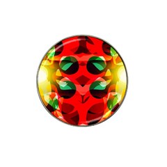 Abstract Digital Design Hat Clip Ball Marker