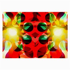 Abstract Digital Design Large Glasses Cloth