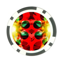 Abstract Digital Design Poker Chip Card Guard by Amaryn4rt