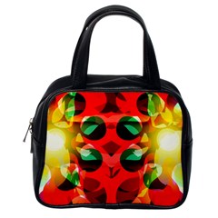 Abstract Digital Design Classic Handbags (one Side)