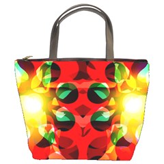 Abstract Digital Design Bucket Bags