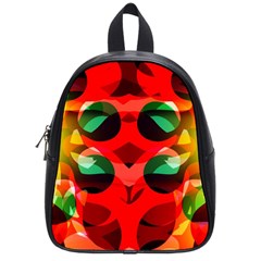 Abstract Digital Design School Bags (small) 