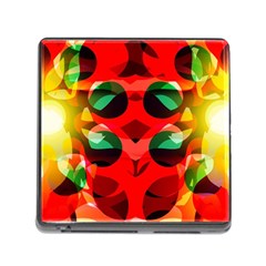 Abstract Digital Design Memory Card Reader (square)