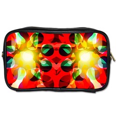 Abstract Digital Design Toiletries Bags