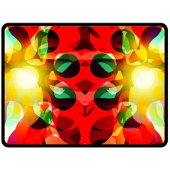 Abstract Digital Design Fleece Blanket (large) 