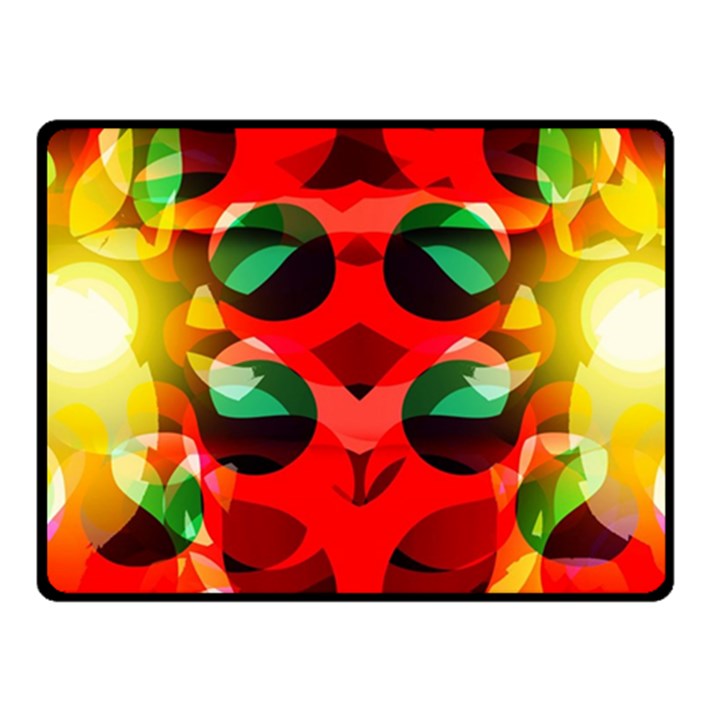 Abstract Digital Design Fleece Blanket (Small)