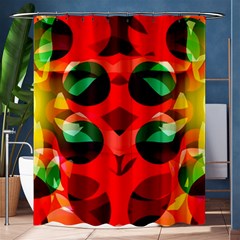 Abstract Digital Design Shower Curtain 60  X 72  (medium) 