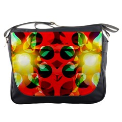 Abstract Digital Design Messenger Bags by Amaryn4rt