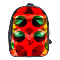 Abstract Digital Design School Bags (xl) 