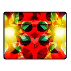 Abstract Digital Design Double Sided Fleece Blanket (small) 