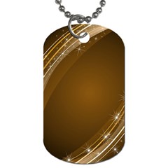 Abstract Background Dog Tag (one Side)