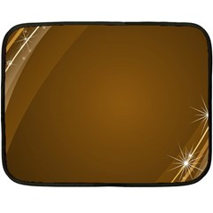 Abstract Background Double Sided Fleece Blanket (mini) 