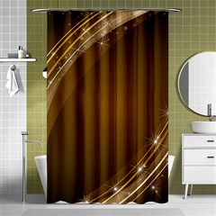 Abstract Background Shower Curtain 48  X 72  (small) 