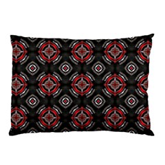 Abstract Black And Red Pattern Pillow Case