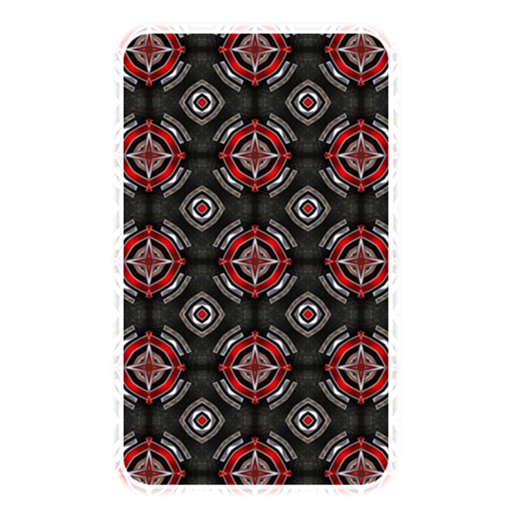 Abstract Black And Red Pattern Memory Card Reader