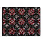 Abstract Black And Red Pattern Fleece Blanket (Small) 50 x40  Blanket Front