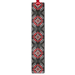 Abstract Black And Red Pattern Large Book Marks