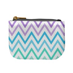 Colorful Wavy Lines Mini Coin Purses by Brittlevirginclothing