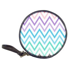 Colorful Wavy Lines Classic 20-cd Wallets by Brittlevirginclothing