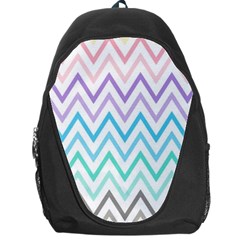 Colorful Wavy Lines Backpack Bag by Brittlevirginclothing