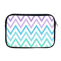 Colorful Wavy Lines Apple Macbook Pro 17  Zipper Case by Brittlevirginclothing