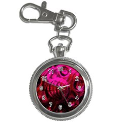 Abstract Bubble Background Key Chain Watches