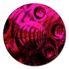 Abstract Bubble Background Magnet 5  (round) by Amaryn4rt