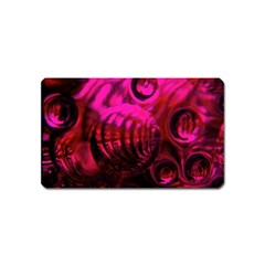 Abstract Bubble Background Magnet (name Card)