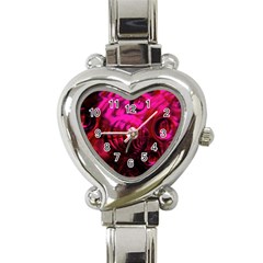 Abstract Bubble Background Heart Italian Charm Watch