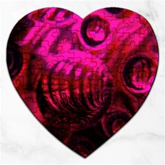 Abstract Bubble Background Jigsaw Puzzle (heart)