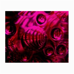 Abstract Bubble Background Small Glasses Cloth