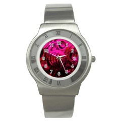 Abstract Bubble Background Stainless Steel Watch by Amaryn4rt